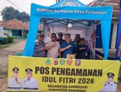Camat Purwasari Pantau Arus Mudik di Desa Tamelang – Himbau Pemudik Utamakan Keselamatan