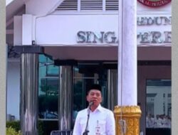 Bupati Karawang H. Aep Saepulloh Pimpin Upacara dan Halal Bihalal ASN Pasca Libur Idulfitri