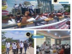 Solidaritas Terpanggil, Puluhan Ribu Aparatur Desa Se-Jabar Demo di Kawasan Industri Karawang