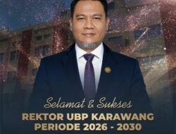 Menuju Kampus Bereputasi Nasional, Dr. Budi Rismayadi Resmi Nakhodai UBP Karawang