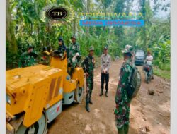 Sinergitas Tanpa Batas, Dandim Purwakarta dan Polres Kawal Proyek Jalan demi Kesejahteraan Warga
