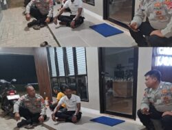Gelar Patroli Dini Hari, Empat Personel Sampaikan Pesan Kamtibmas Terkait Pengamanan Swakarsa