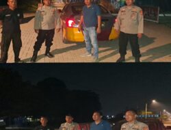 Tekan Gukamtibmas, Polsek Purwasari Sisir Jalur Pertokoan Karawang pada Jam Rawan