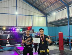 Aldi syahputra,Pelajar Tegalsawah Raih Emas di 210 Fight Class Vol.4