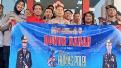 Peringati HUT Humas Polri ke-75, Polresta Karawang dan Insan Pers Gelar Aksi Donor Darah